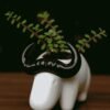 Ceramic Bull Shaped Planter – Glossy Finish