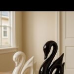  Ceramic Swan Set - 2